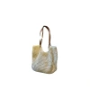 The 2025 new summer woven hollowed-out handbag made of cotton, the same style as the beach bag, is a niche design for women. It is a net bag bag for women Item Picture